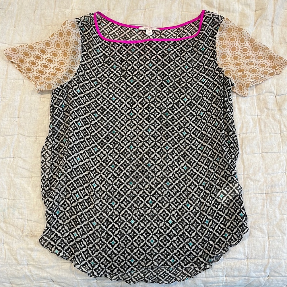 Ella Moss Cover Up Top Size M